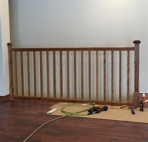 how to install a handrail with spindles